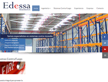 Tablet Screenshot of edessa.cl